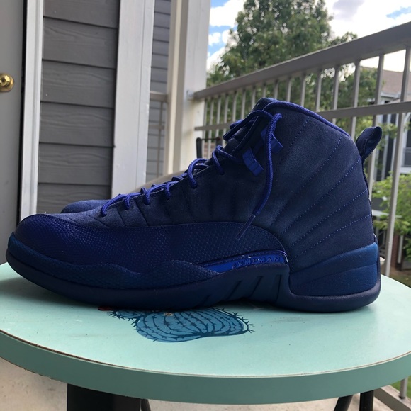 Royal Blue Jordan 12’s - Picture 3 of 5